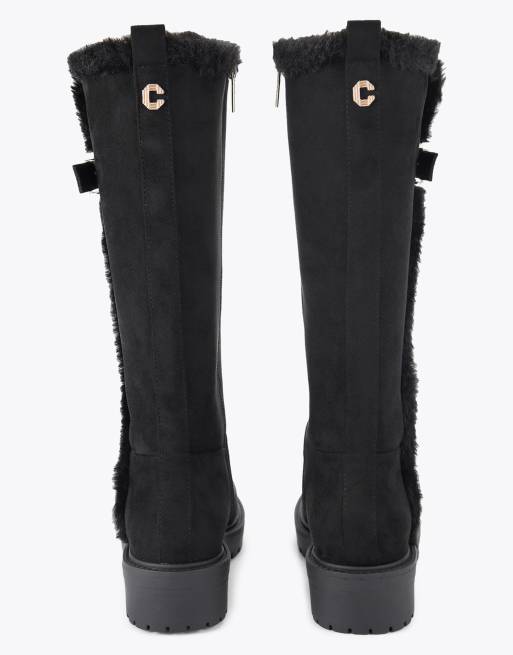 Carvela Cosy long boot knee boots in black, 3 of 4