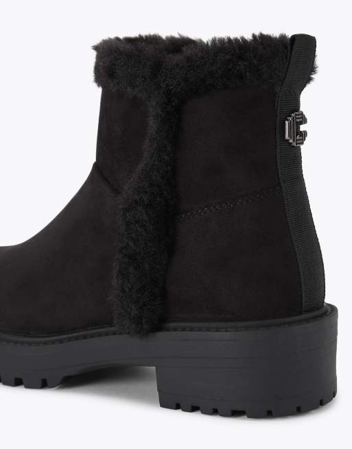 Carvela Cosy low ankle boots in black, 3 of 4