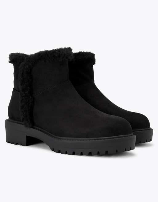 Carvela Cosy low ankle boots in black, 4 of 4