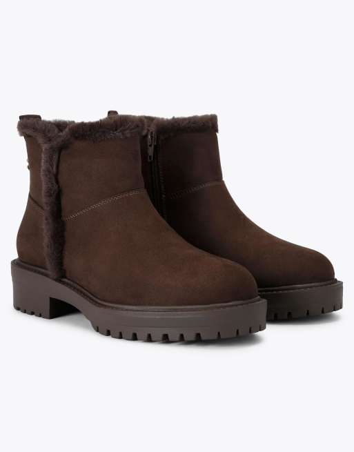Carvela Cosy low ankle boots in brown, 4 of 4
