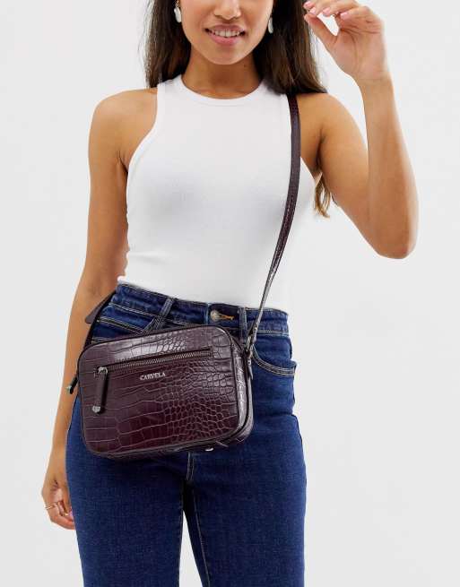 Wine carvela bag new arrivals