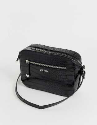 black carvela crossbody bag
