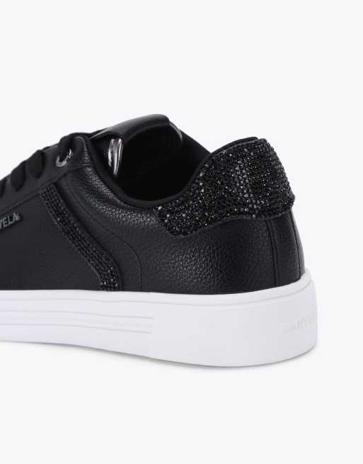 Carvela Daze jewel trainers in black, 3 of 4