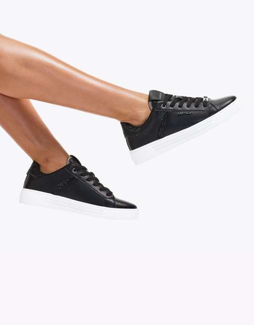 Carvela Daze jewel trainers in black, 4 of 4