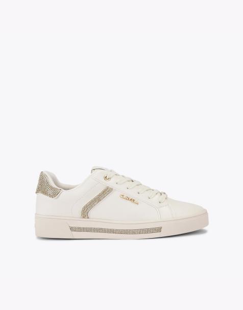 Carvela Daze jewel trainers in gold - view 1