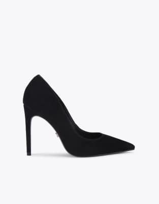  Eterno court heeled shoes  suede