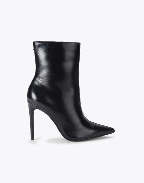 Carvela Eterno high ankle boots in black leather - view 1