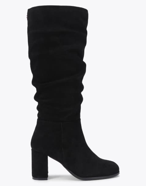 Carvela Fabbi slouch knee boots in black - view 1