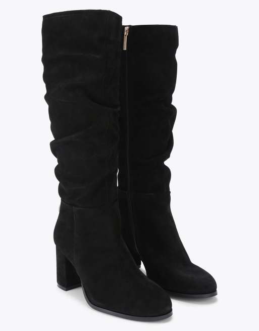 Carvela Fabbi slouch knee boots in black, 2 of 4