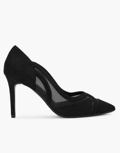 Carvela Fantastico court heeled sandals in black combination - view 1