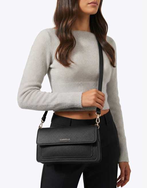 Carvela Fernanda mini shoulder bag in black, 4 of 4