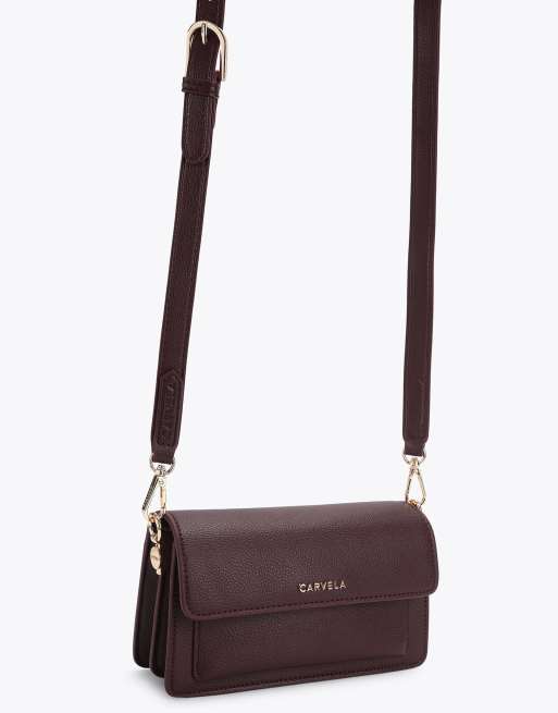Carvela Fernanda mini shoulder bag in red dark, 2 of 4