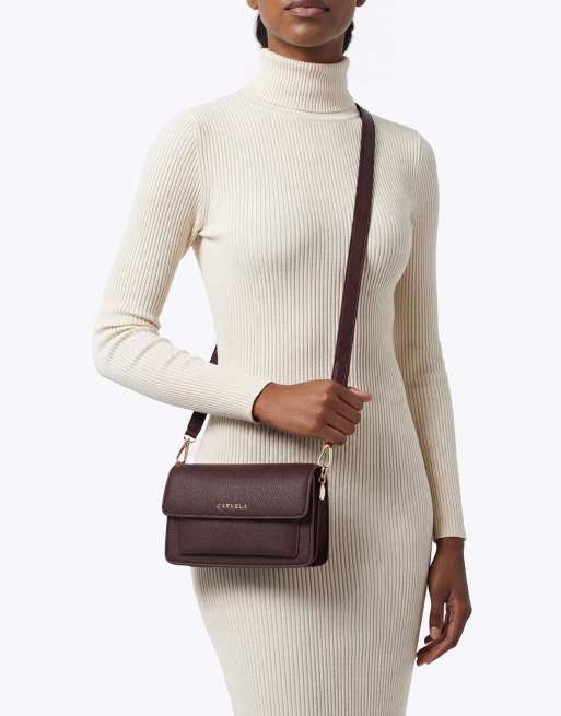 Carvela Fernanda mini shoulder bag in red dark, 4 of 4