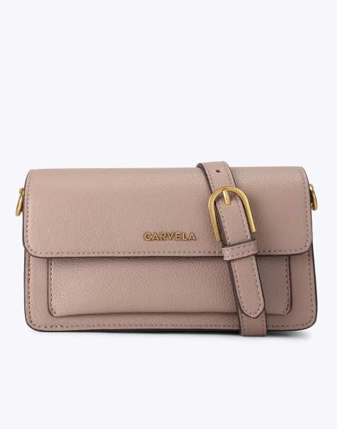 Carvela Fernanda mini shoulder bag in taupe - view 1