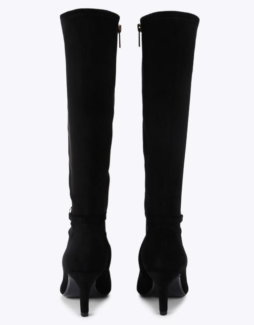 Carvela Flute coin knee boots in black, 3 of 4