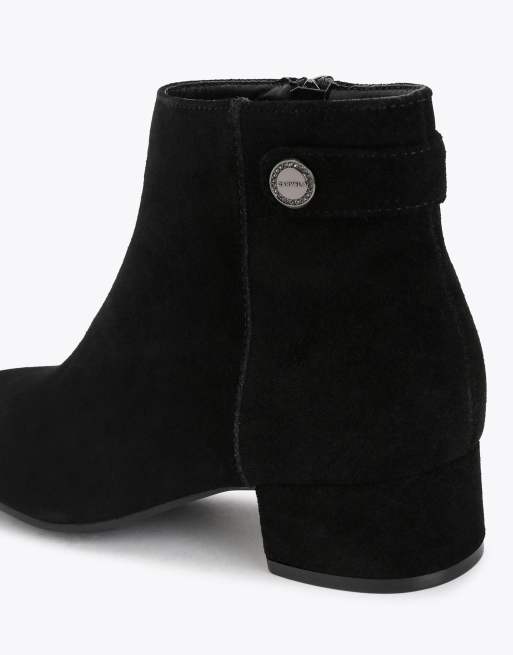 Carvela Gaia ankle2 low ankle boots in black, 3 of 4