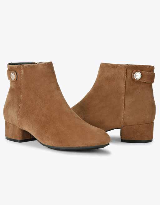 Carvela Gaia ankle2 low ankle boots in camel, 4 of 4