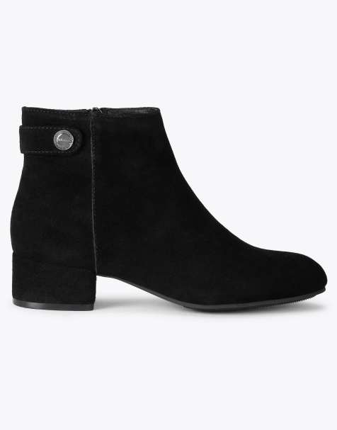 Carvela Gaia ankle2 wide fit low ankle boots in black - view 1