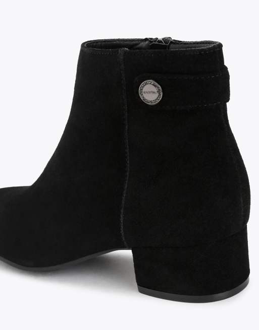 Carvela Gaia ankle2 wide fit low ankle boots in black, 3 of 4