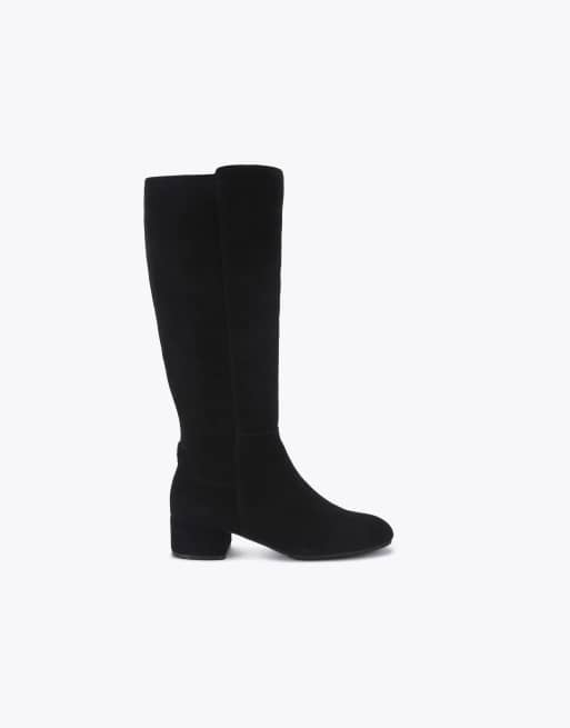 Carvela Gaia knee boots in black