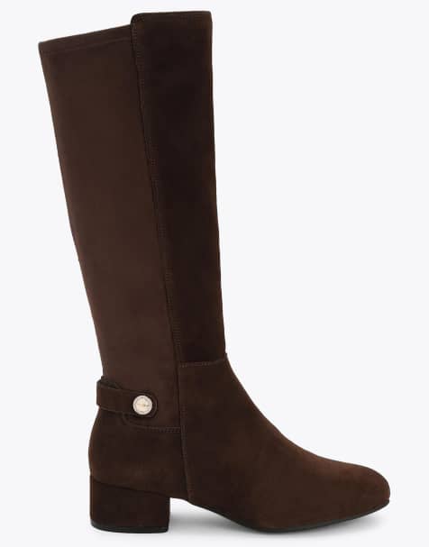 Carvela Gaia knee boots in brown - view 1
