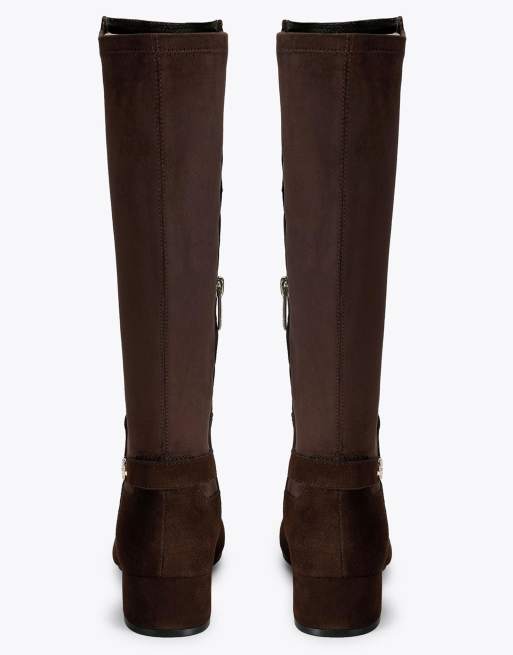 Carvela Gaia knee boots in brown, 3 of 4