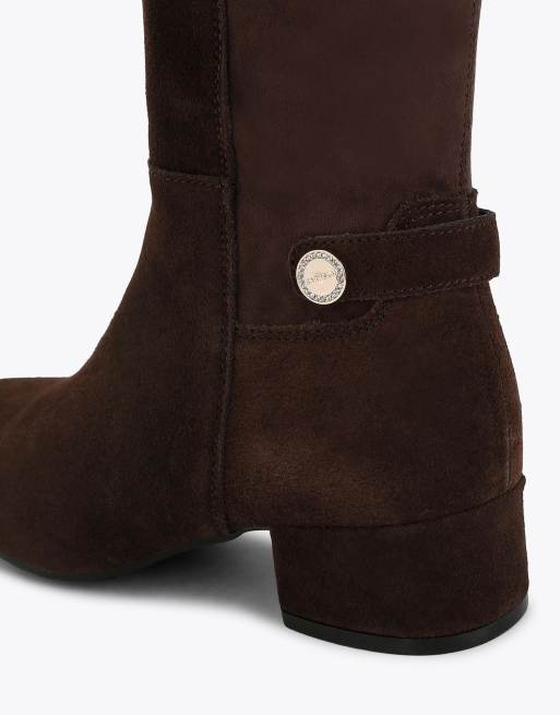 Carvela Gaia knee boots in brown, 4 of 4