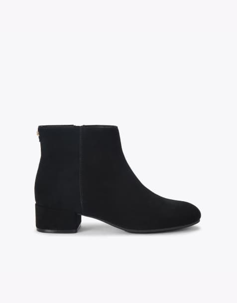 Carvela Gaia low ankle boots in black - view 1