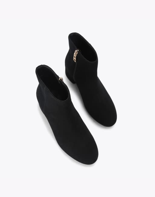 Carvela Gaia low ankle boots in black, 2 of 4