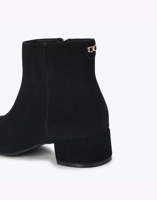 Carvela Gaia low ankle boots in black, 3 of 4