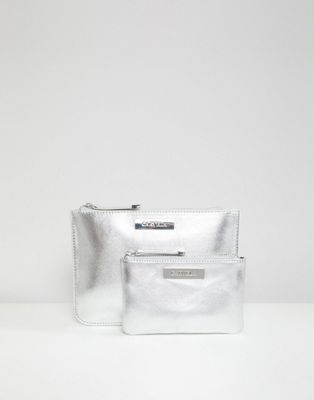 Carvela – Gåvoset med handväska i 2-pack-Silver
