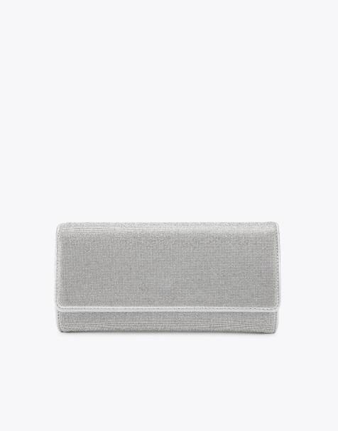 Carvela Gemma clutch in silver - view 1