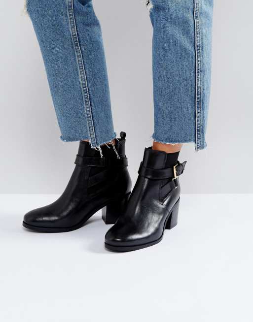 Carvela Heeled Buckle Strap Boot | ASOS