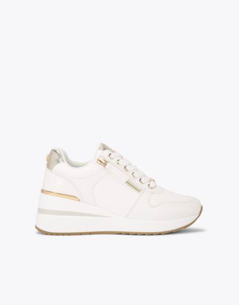 Carvela High rise trainers in white - view 1