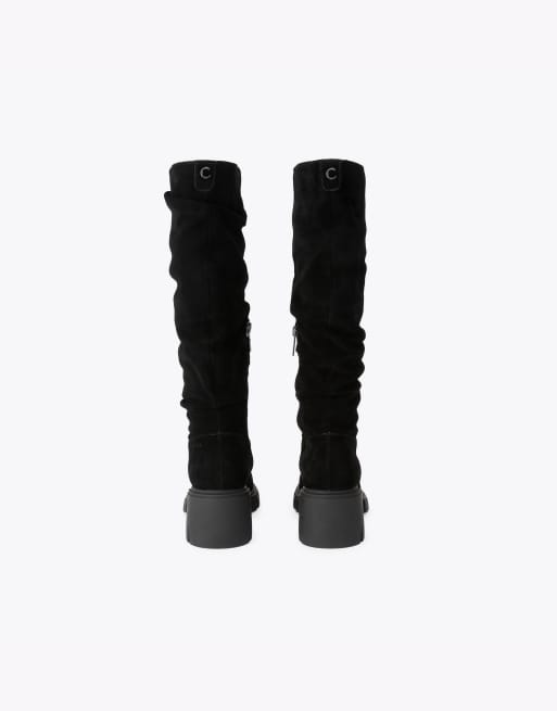 Carvela Ignite slouch knee boots in black, 3 of 4