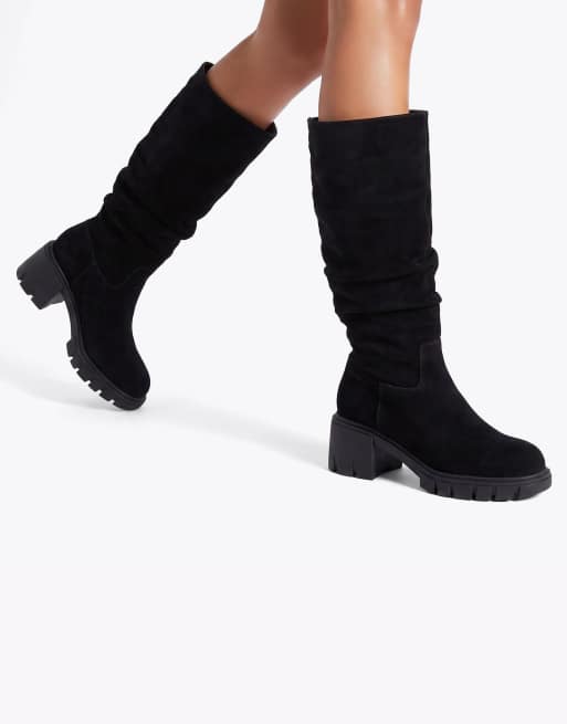 Carvela Ignite slouch knee boots in black, 4 of 4