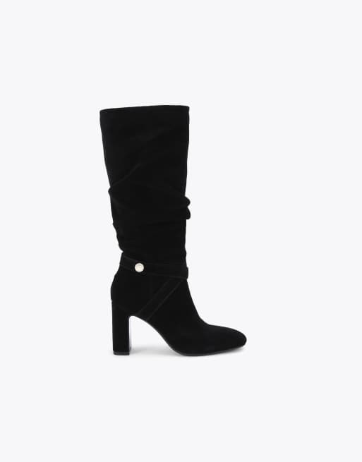 Carvela Jackpot slouch knee boots in black