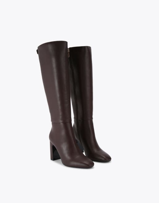 Carvela Jackpot wide fit knee boots in brown, 2 of 4