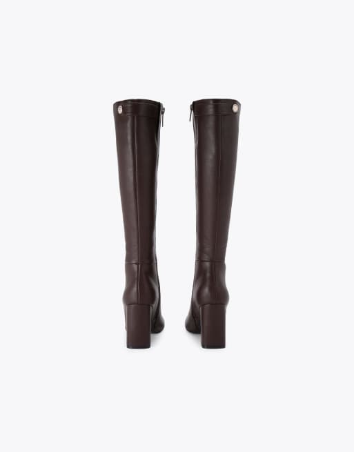 Carvela Jackpot wide fit knee boots in brown, 3 of 4
