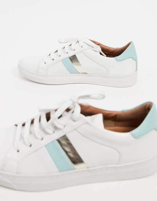 Carvela light lace sales up trainers white