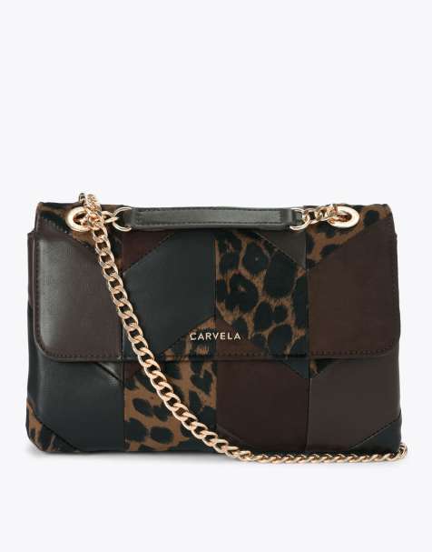 Carvela Large rosa chain shoulder bag in brown other - view 1