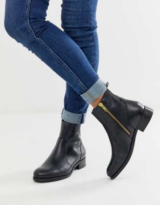 carvela black leather ankle boots