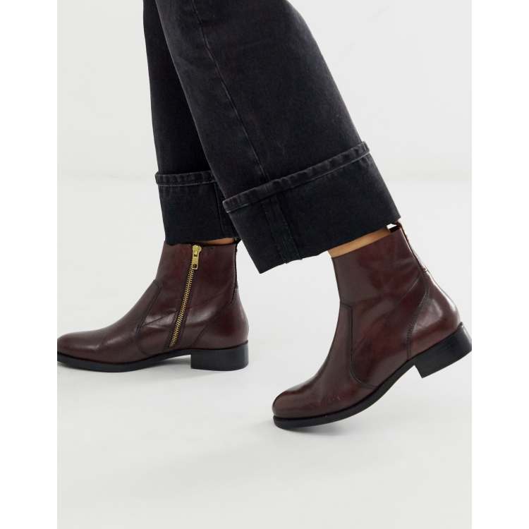 Carvela burgundy 2025 ankle boots