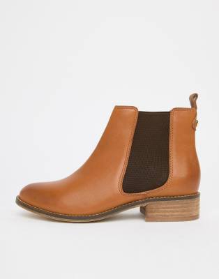 carvela leather flat chelsea boots