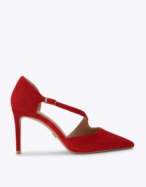 Carvela Lorita court heeled shoes in red - view 1