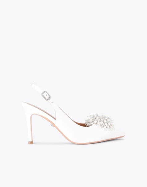 Carvela Lucia heeled shoes in white - view 1