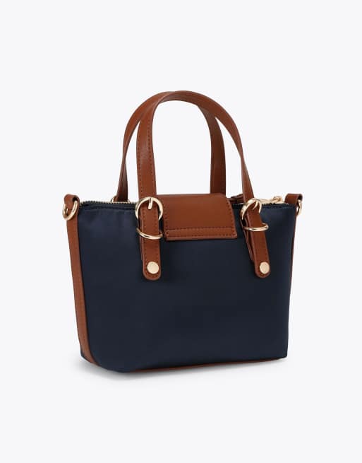 Carvela Marcela crossbody cross body in navy, 3 of 4