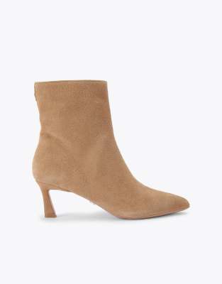  Marcia mid ankle boots in taupe suede