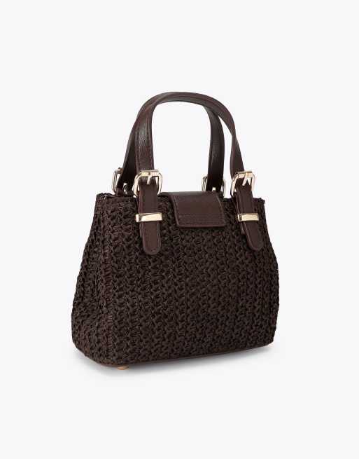 Carvela Maria micro tote in dark brown, 4 of 4