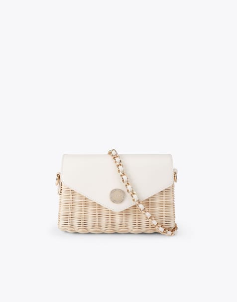 Carvela Mariana mini basket cross body in bone combination - view 1